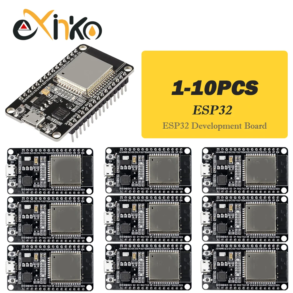 1-10 sztuk ESP32 rozwojowe CP2102 płyta WiFi + Bluetooth bardzo niski pobór mocy dwurdzeniowy ESP-32S ESP32 CH340C podobne ESP8266