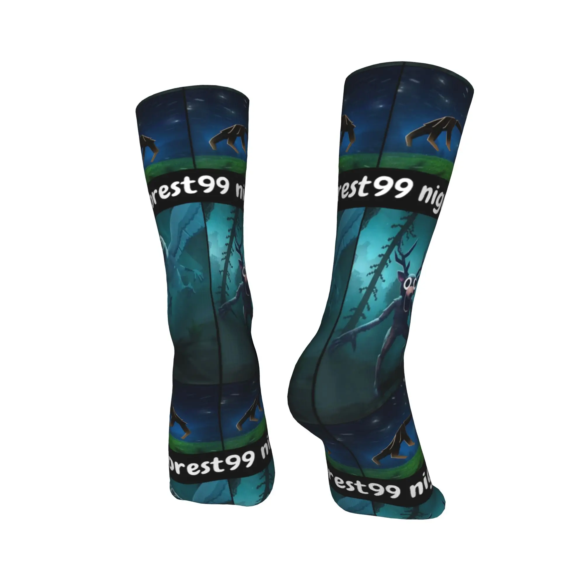 99 ليال في الغابة جوارب عيد ميلاد جوارب بأشكال مضحكة الرجال الجوارب المريحة الربيع سكيت نمط عدم الانزلاق الجوارب هدية