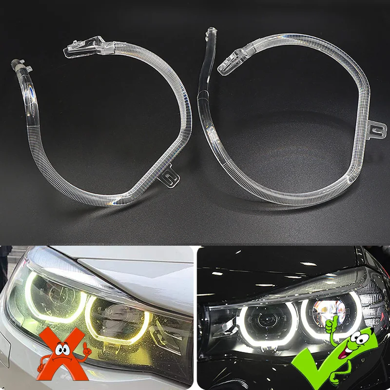 

For BMW 3 Series GT F34 2016-2020 DRL Aperture Ring Daytime Running Light Light Guide Plate Daytime Running Light Tube