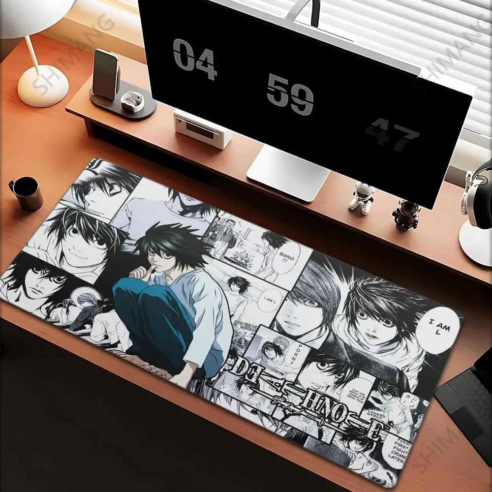 

Large Rubber Tablepad Anime Manga Death Note Mouse Pad PC game mousepad laptop desk pad XXL non-slip computer keyboard mouse mat