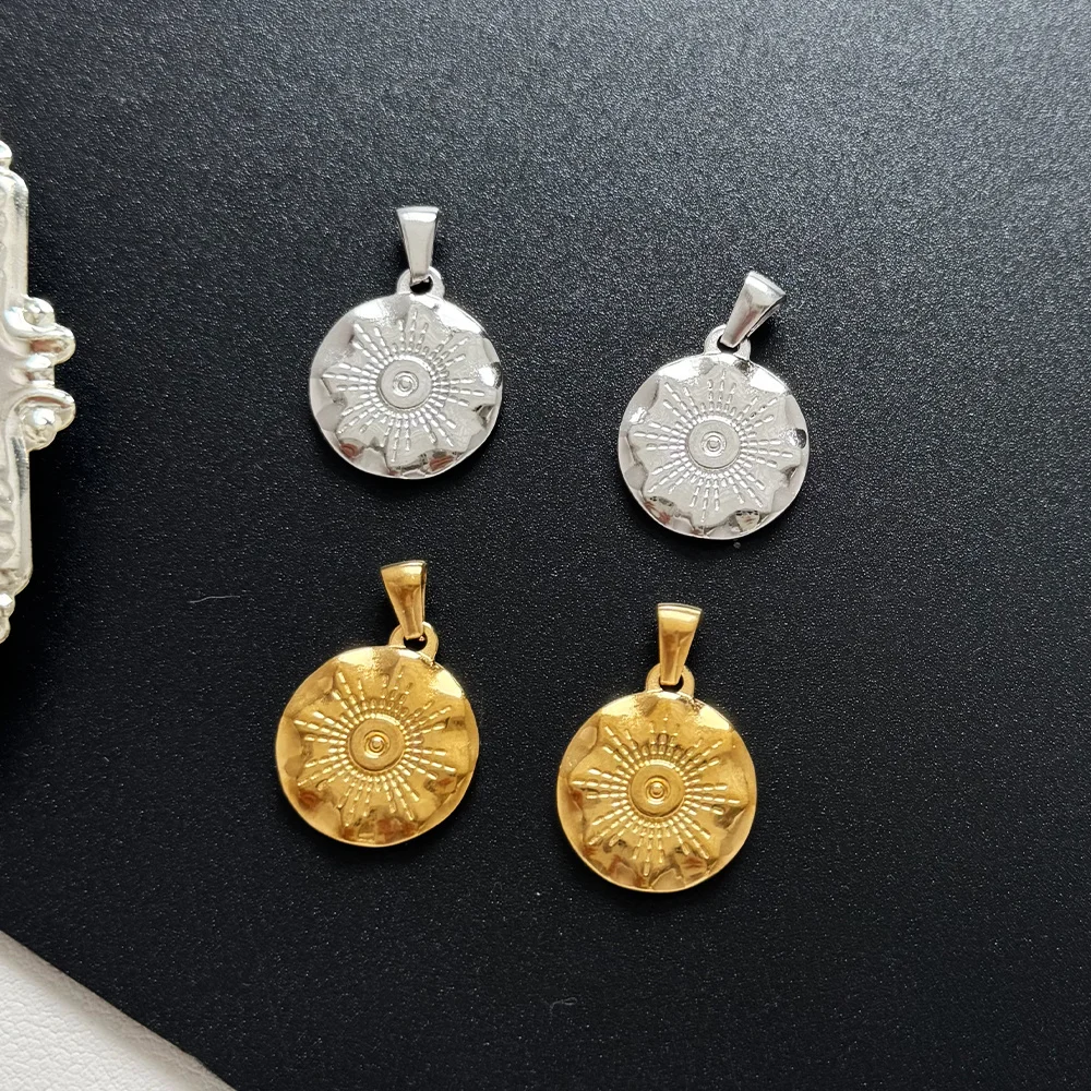 

Cordial Design 50Pcs 18*26MM Jewelry Findings/Stainless Steel/Hand Made/Round Coin Shape/Charms For Necklace/DIY Pendant #195139