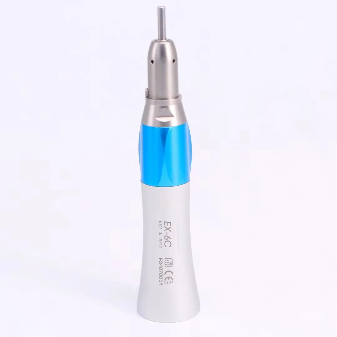 EC EX-6CEX-203C Dental 1:1 Direct Drive Contra Angle Low Speed Handpiece Dentistry Against Contra Angle Polishing Tools