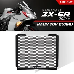 ZX-6R 2024 Radiator Guard Motorcycle accessories Radiator Guards For KAWASAKI NINJA ZX-6R 2024 Radiator & oil cooler protector