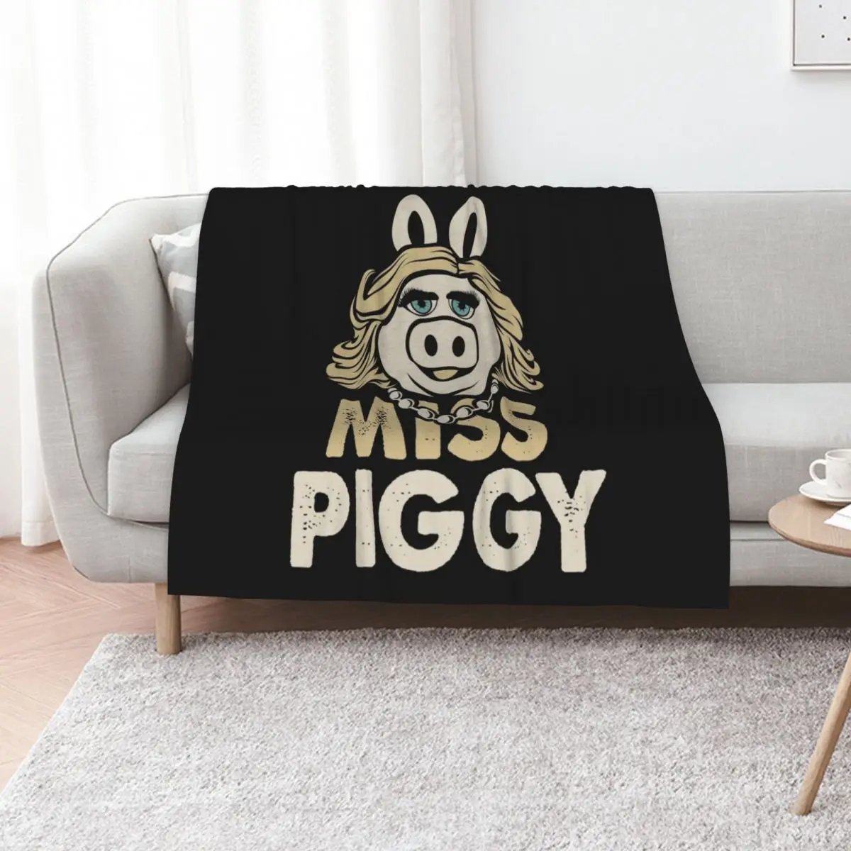 

Miss Piggy Throw Blanket warm for winter Decorative Sofas Nap for babies Blankets