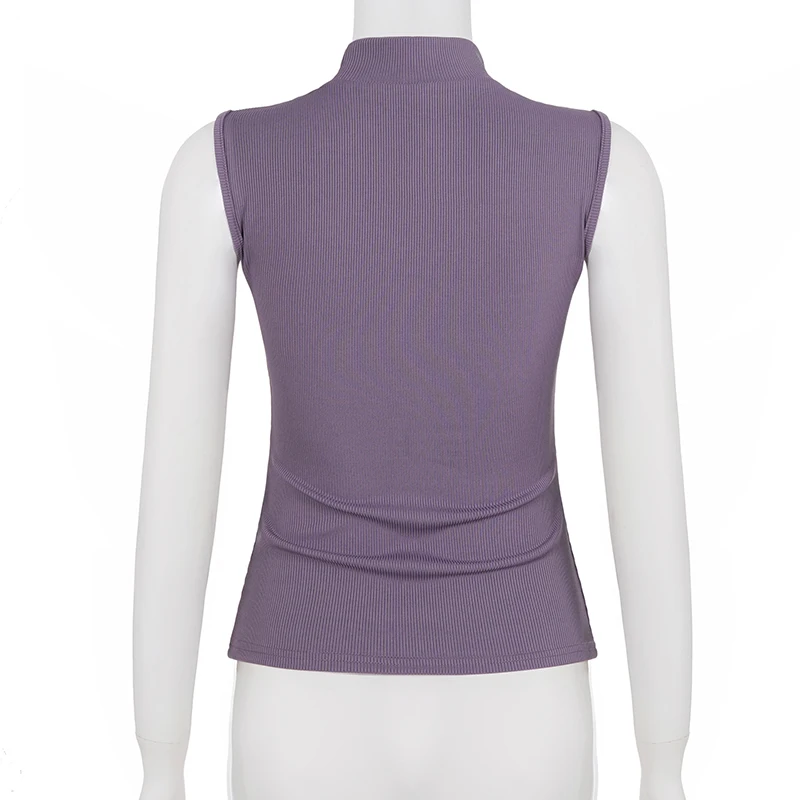 SUCHCUTE Neues chinesisches Vintage-Tanktop mit halbem Halsausschnitt, ärmellos, Y2k-Ästhetik, elegantes Schwalben-Print-Top, Sommerkleidung für Damen – Detail 5