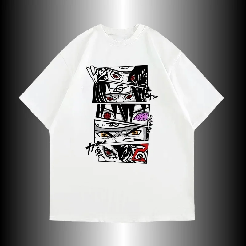 

MOTO-Men's 3D printed T-shirt short sleeved summer casual top from the Japanese anime "Naruto"