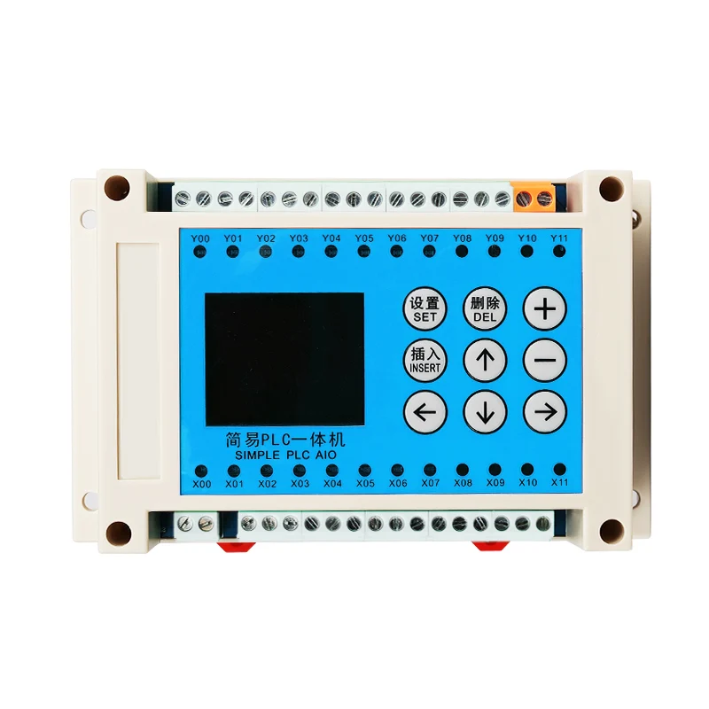 

Programmable PLC 8 Input 8 Output Relay Output with 2-Channel Analog Inputs RS485 Communications for HMI