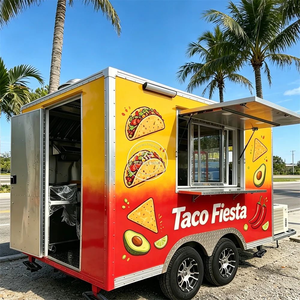 

Mobile Concession Food Trailer Street Pizza Snack Coffee Truck Catering Trailer Street Food Truck With Full Kitchen