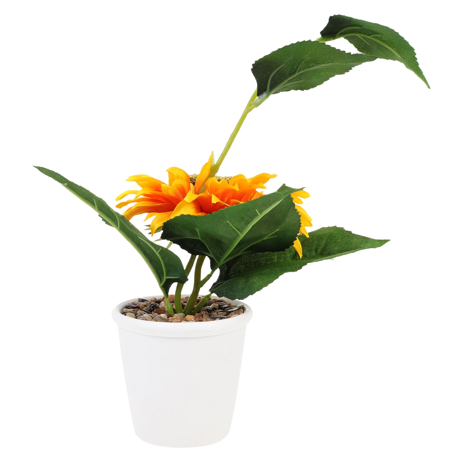 

Fake Sunflower Plant Realistic Artificial Flower nament PlasticFlower for Sunflower Bathroom Decor Party Bathroom Decor