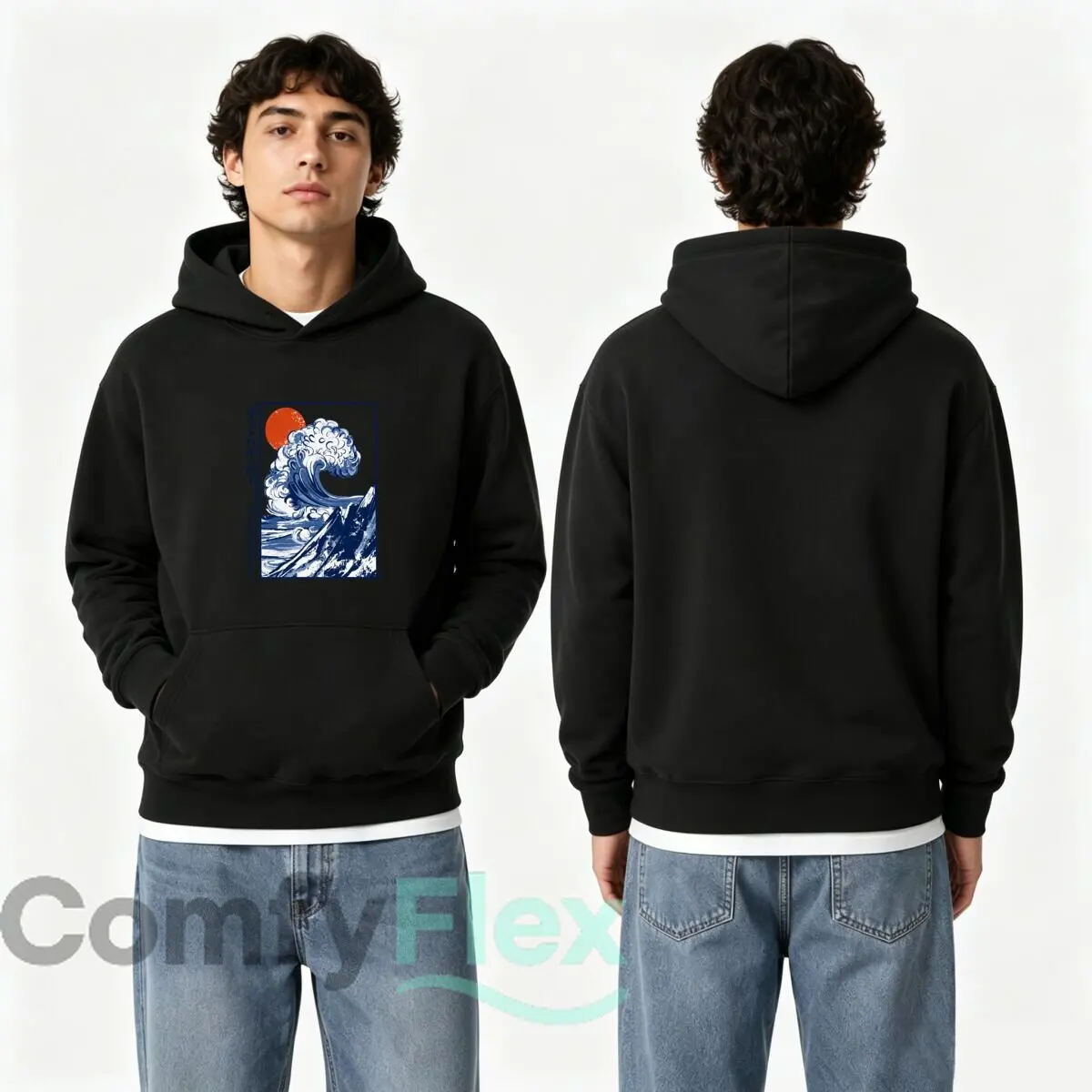 Get Along With The Times In A Calm And Humorous Way Autumn and winter new men's and women's hooded sweatshirts