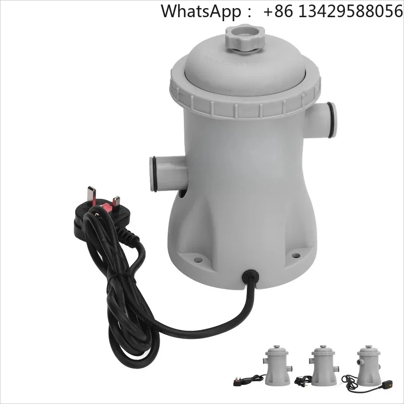 Kit Electric Pool Filter Pump for Above Ground Pools 330 Gallon Cartridge Pool Filters Pump System