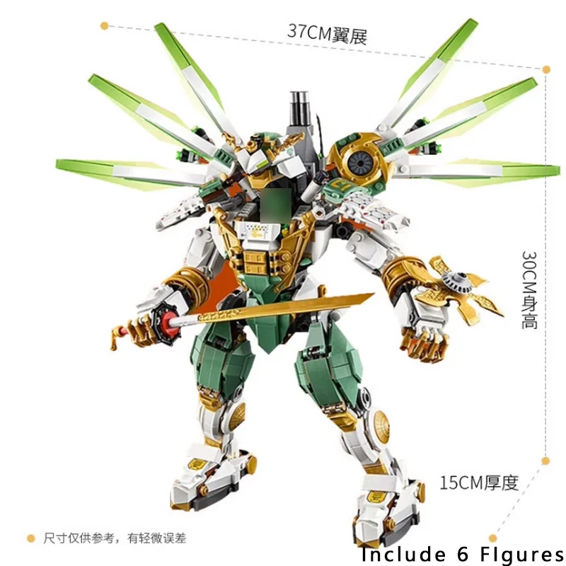 Фигурка-ниндзя-строительные-блоки-lloyd's-titan-механическая-модель-кирпичи-детские-наборы-подарок-для-детей