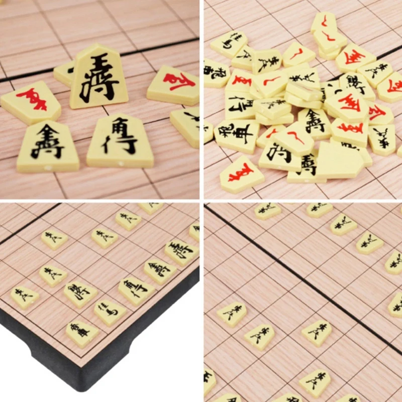 Japanisches Schachspiel Japan Schachspiel Brettspiel Intelligenzspielzeug Reise faltbar