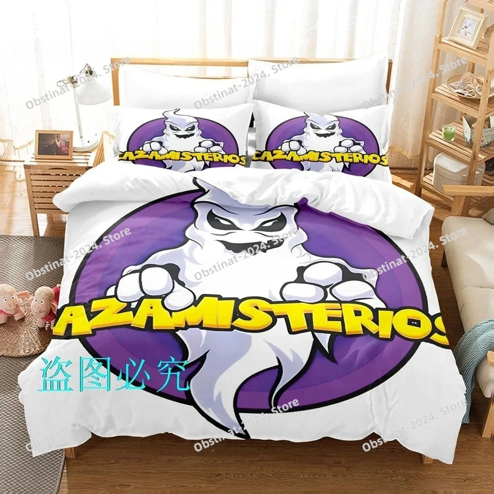 CLUB MISTERIO Popular edición de Podcast español juego de sábanas de Hip Hop juego de cama individual doble tamaño Queen King juego de cama para niños