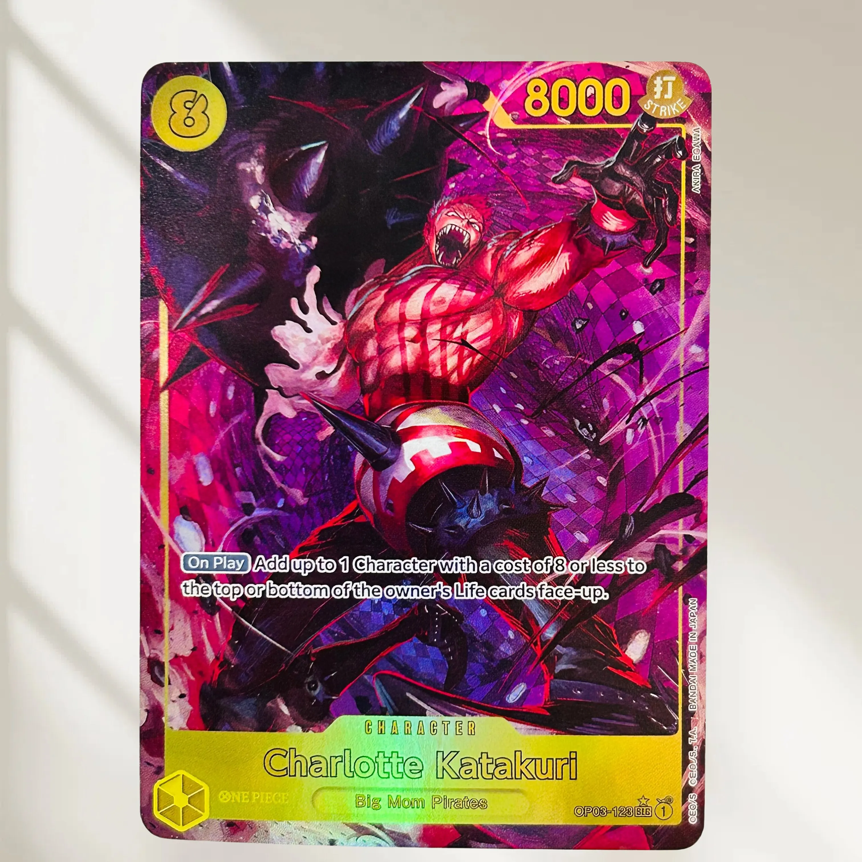DIY One Piece 9pcs Crocodile Law Yamato Mihawk Hancock Holographic Texture Cards English Version Classic Anime Collectible TCG view 3