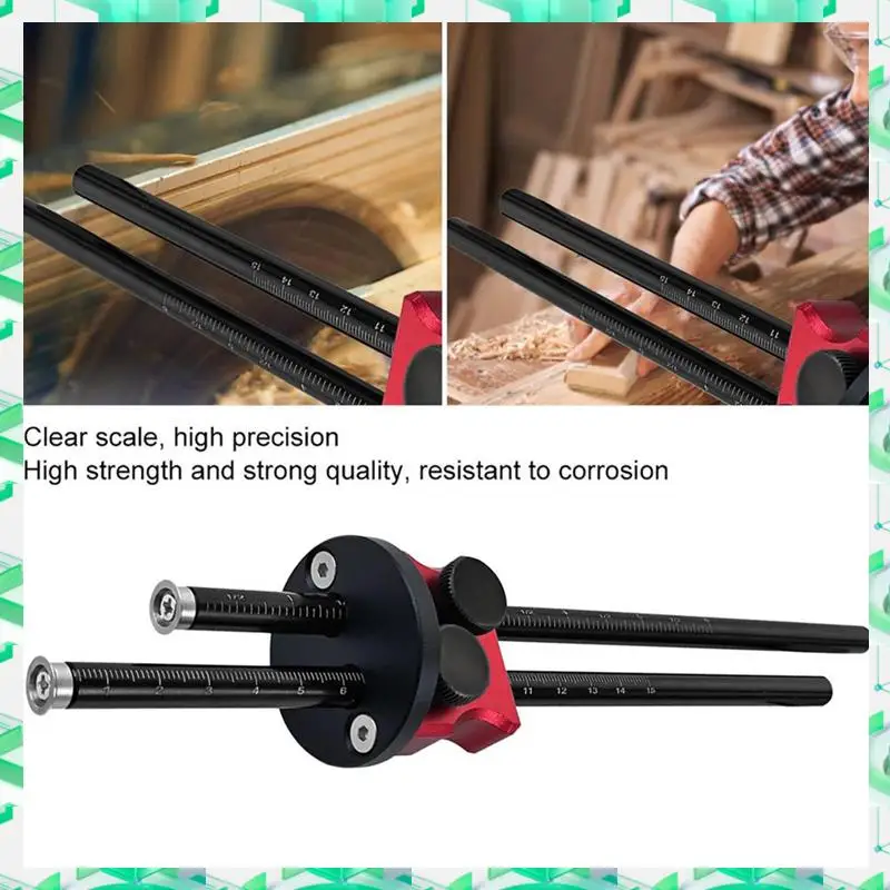

FIZP Contour Gauge Tool Accurate Scribe Tool Scribing Tool With Dual Scale Practical Carpenter Tools Alloy Scribe Tool