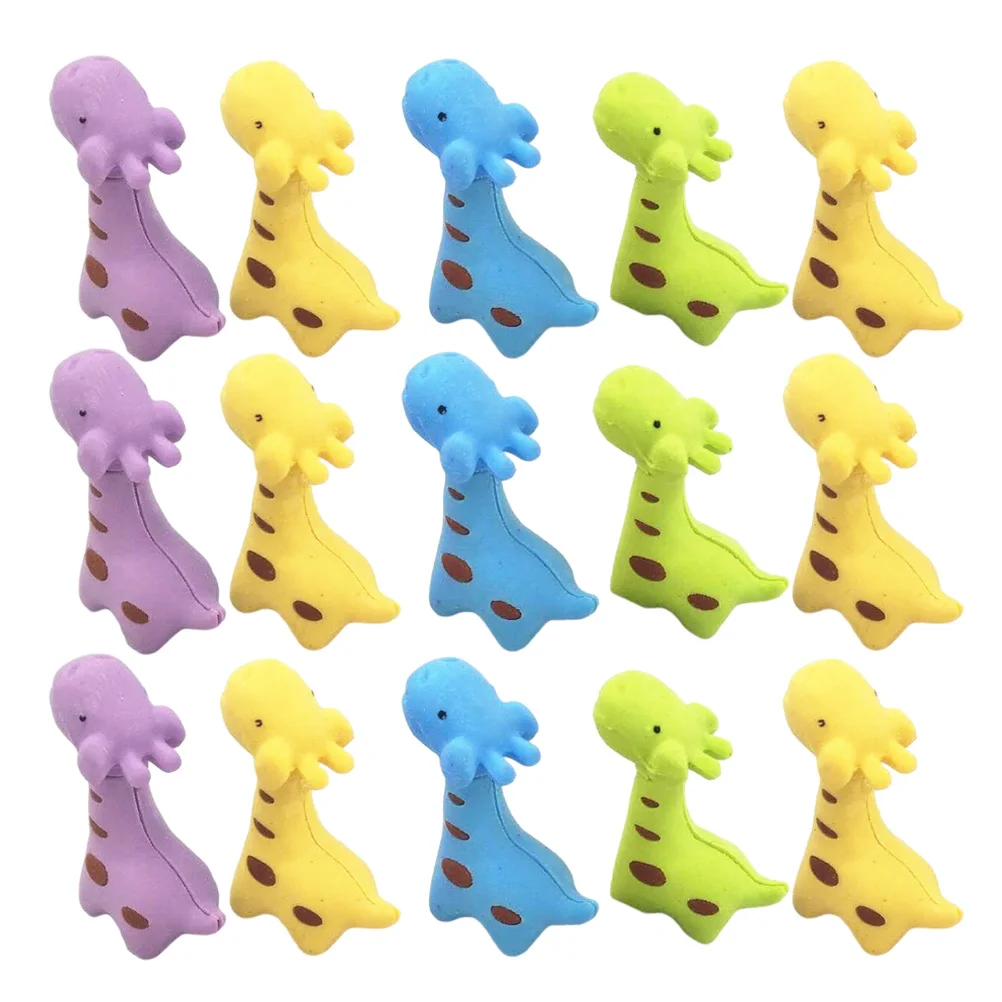 

15 Pcs Animal Eraser Erasers for Kids Cartoon Detachable Puzzle Mini School Supplies Tpr Student Cute