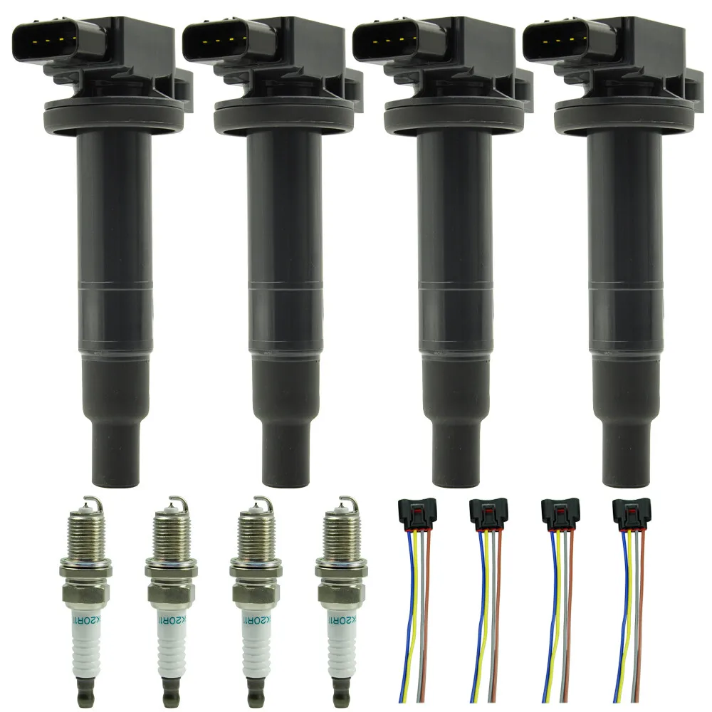 

Ignition Coil and Spark Plug Kit w/Plug for 2001-2009 Toyota Prius L4 1.5L UF316