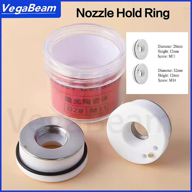 حلقة السيراميك بالليزر Dia.32 D28 D31 D30 D20 لـ Raytools WSX BOCI HANS Precitec آلة القطع بالليزر رئيس فوهة حامل الرأس الدائري