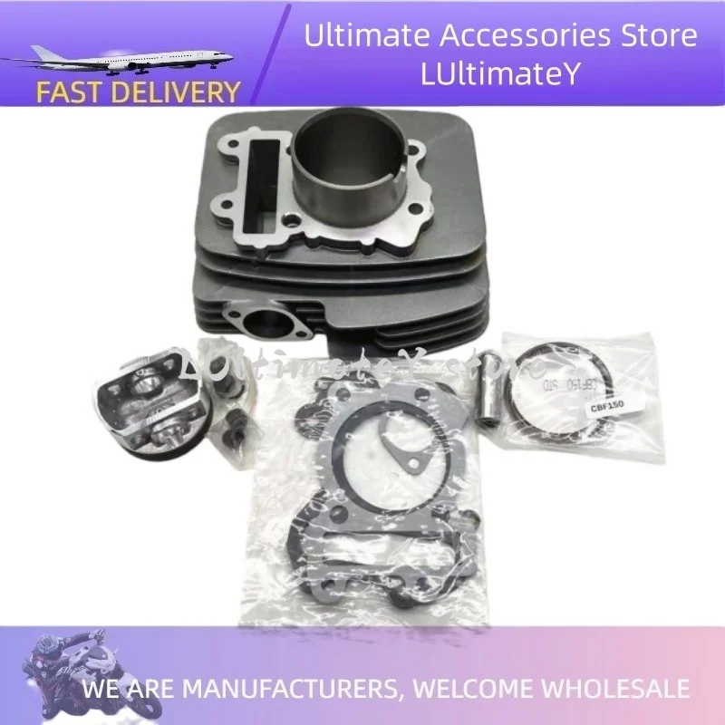 

Fits Benelli TNT150i/BJ150-29A Red Dragon EFI - Complete Cylinder Kit (Cylinder Sleeve+Piston Ring+Valve+Gasket) OEM Style