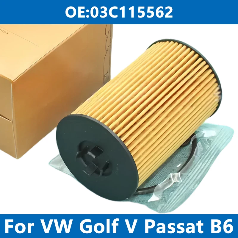 Car Engine Oil Filter 03C115562 For VW GOLF V JETTA PASSAT B6 POLO TIGUAN TOURAN SKODA OCTAVIA SUPERB SEAT AUDI A3 1.4T 1.6FSI