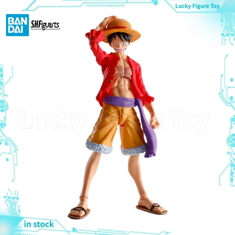 

【Оригинал】BANDAI SHF ONE PIECE Monkey D. Luffy The Island of Ghosts Фигурки Модель игрушки