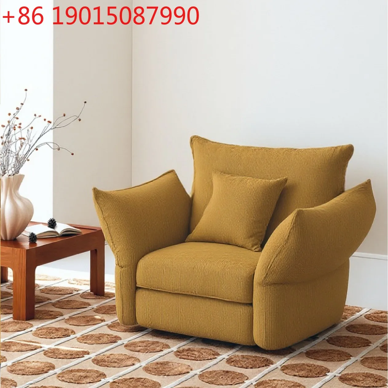 

Диван-кресло с цветком пустыни, лепесток для гостиной, Chenier, домашняя ткань, одиночный диван-кресло для отдыха