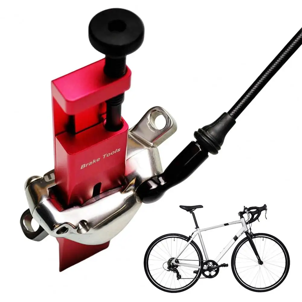 

Bike Brake Piston Press Tool with Wrench Aluminum Hydraulic Bike Disc Brake Caliper Wedge Universal Bicycle Piston Press Tool