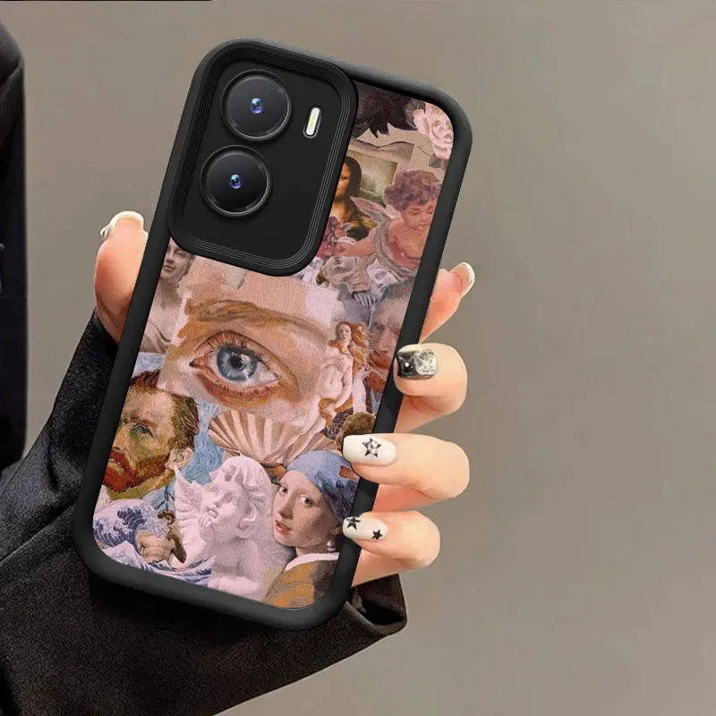 Renaissance Art Painting Phone Case For VIVO V30 X80 X90 X100 Pro V29E V30E V40 Y75 Y78 5G Y02 Y17 Y22 Y76 S Y03 Y21 Y27 Y28 Y35 image 5