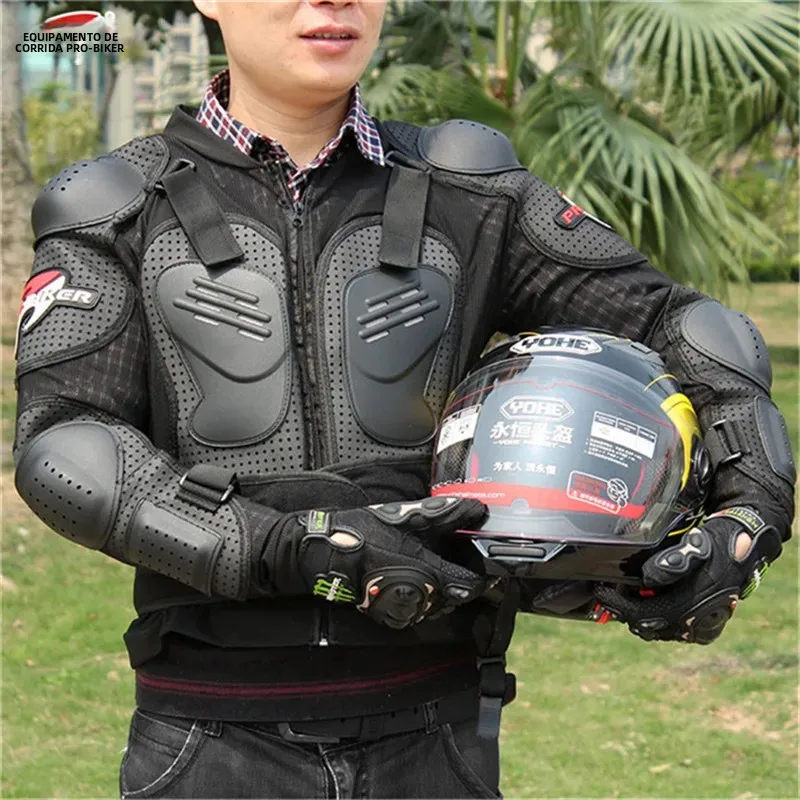 2025年プロバイカーバイクアーマー保護セット、モーターレーシング用背中保護ベスト、バイクライダーの体を守る