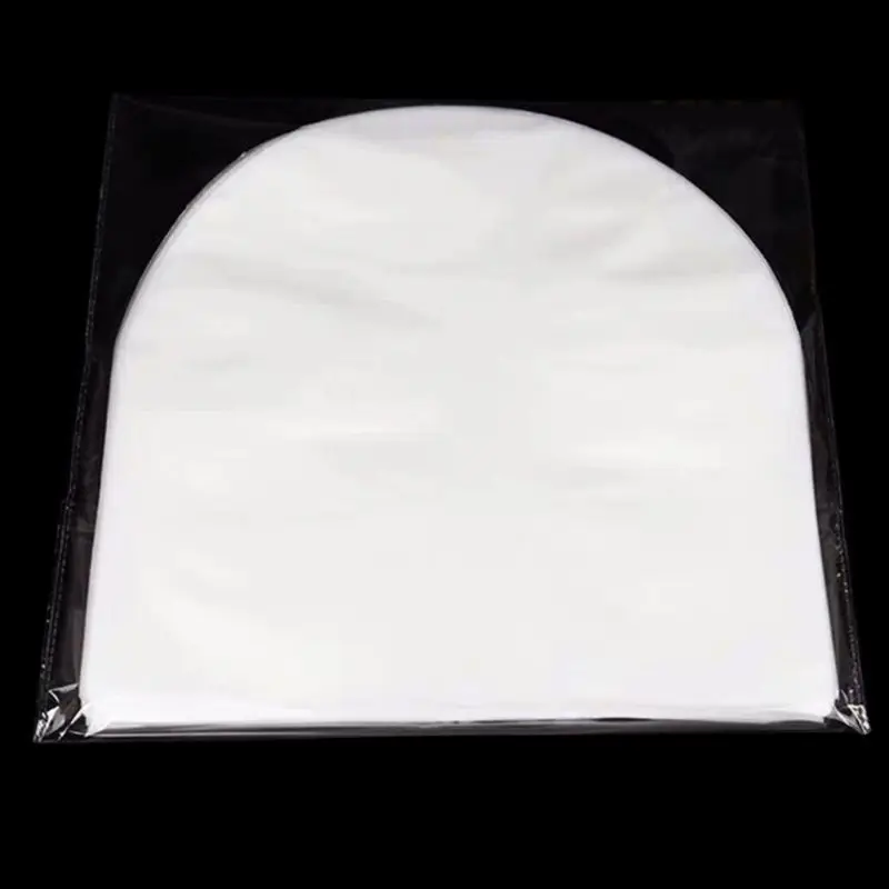 Sacs en plastique de protection de disque en vinyle LP, manchons d'enregistrement antistatiques, extérieur, intérieur, plastique, couvercle transparent, conteneur, 50 pièces, 12"