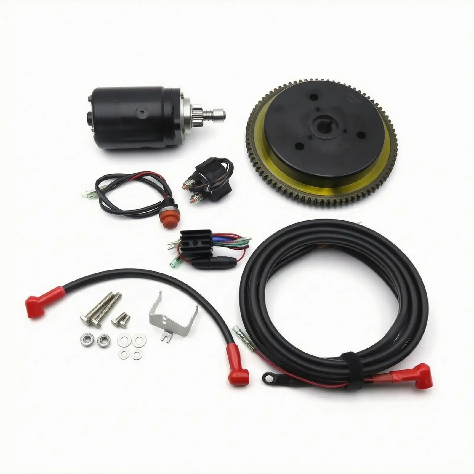 Heavy-Gauge Koetsu 3P0-06091-1 Electric-Start Conversion Kit for Boat Owners,