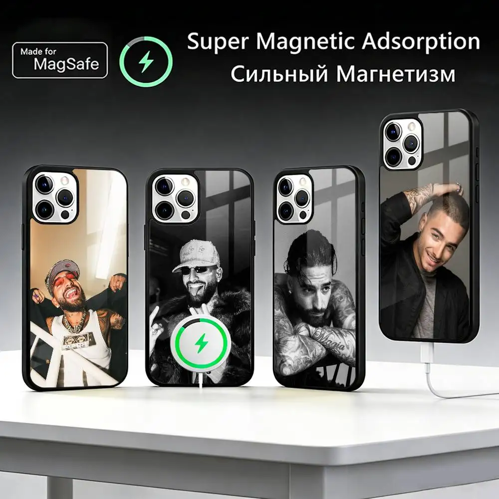 

M-Maluma P-Pelon Phone Case For iPhone17,16,15,14,13,12,11 Plus,Pro Max, New Magnetic Wireless Charging