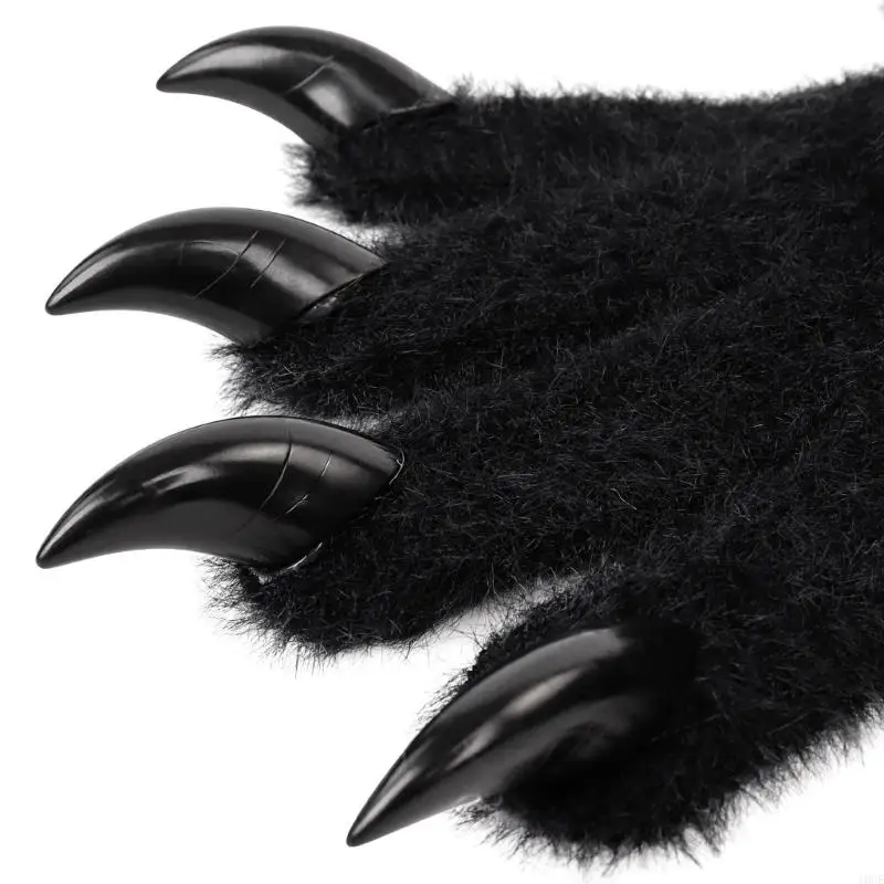 Premium Nylon Animal Claw Gloves Halloween Party Costume Props Practical Design 
