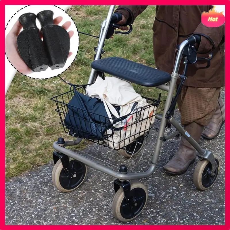 

ABYP, 2 шт., универсальные противоскользящие ручки для роликов и инвалидных колясок, запасные части