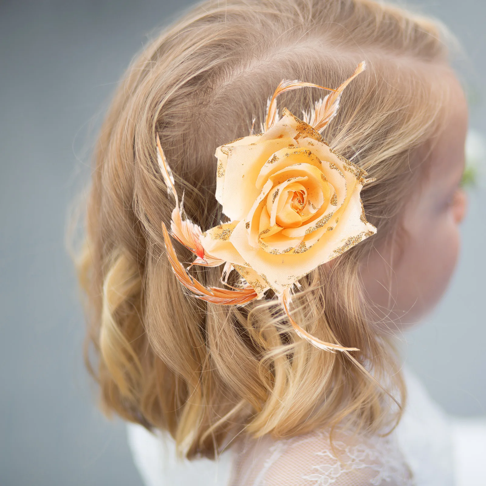 

Exquisite Floral Headpiece Brooch Pin Multi-Functional Corsage Decoration For Bride Elegant Stylish Non-Fading
