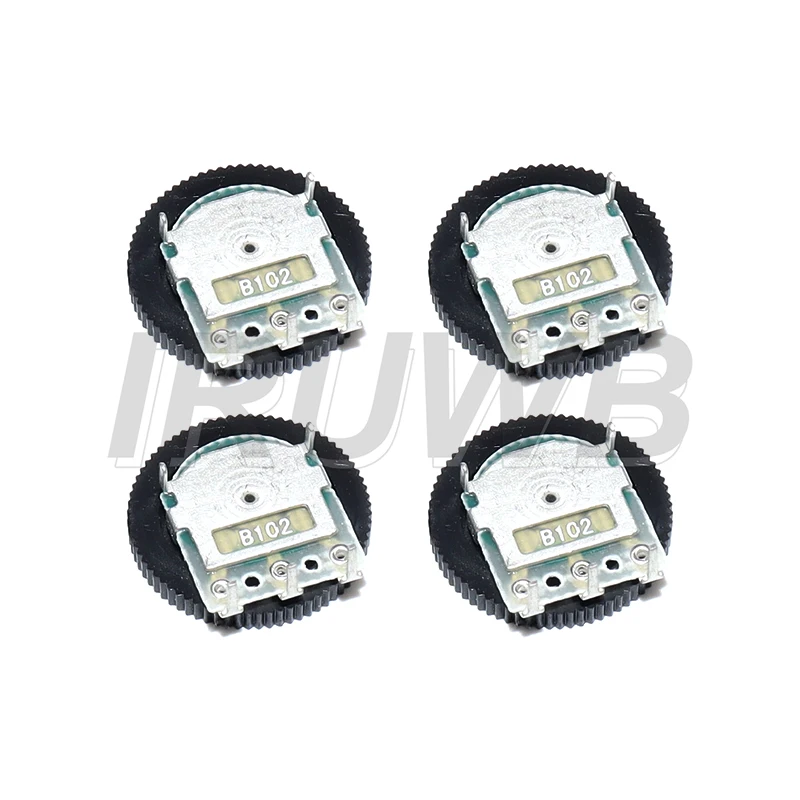 10pcs Volume Switch Disk B102 B502 B103 B203 B503 B104 Radio MP3/MP4 Single Gear Dial Potentiometer 1K 5K 10K 20K 50K 100K Ohm