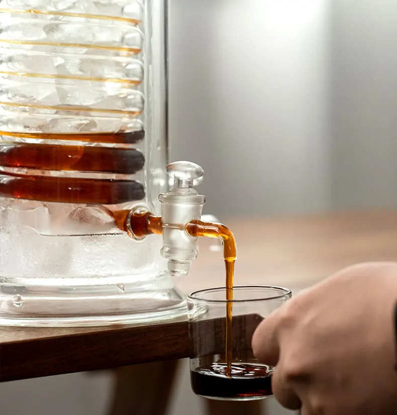 High temperature resistant glass kettle Household quick cooling tea cooling large capacity cold kettle
