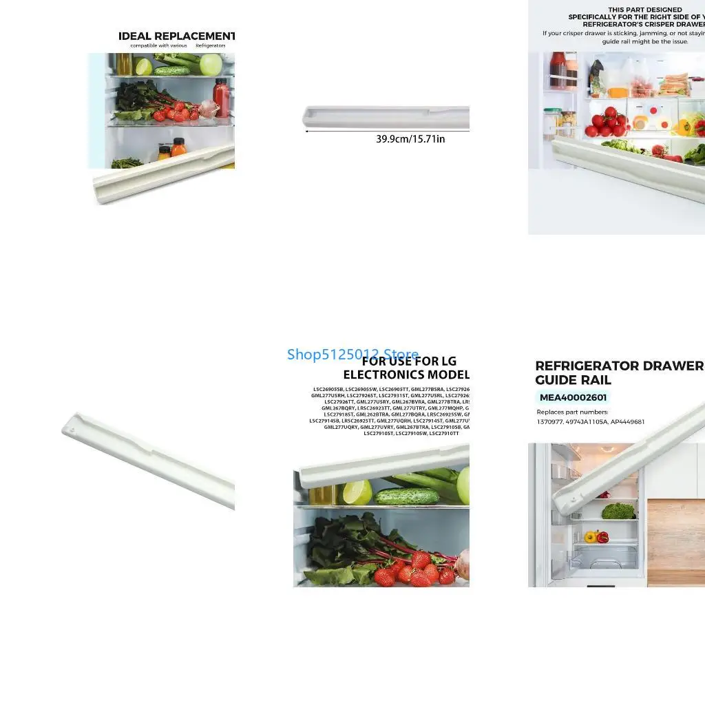 G8TC Electronics MEA40002601 Refrigerator Drawer Guide Right Side