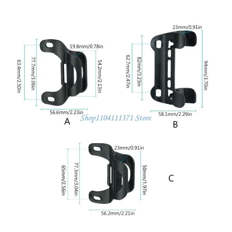P9FC Black Cycling Bike Bracket Fixing Frame ยึดตัวยึดจักรยานที่ยึดจักรยานคลิปสำหรับจักรยานสำหรับจักรยานบนถนนบนภูเขา