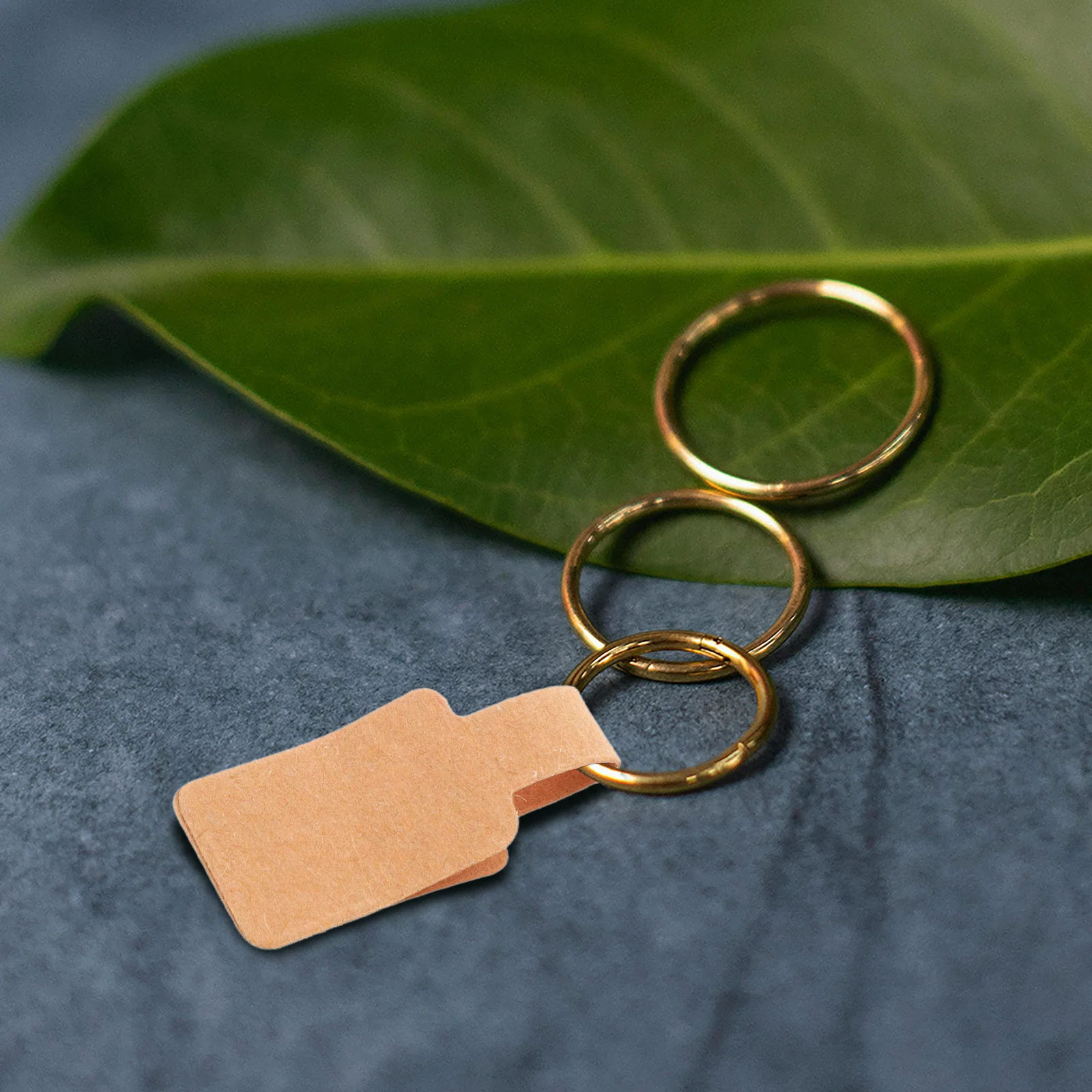 200 Pcs Blank Necklace Hanging Price Jewelry Keyring Display Tags Round Stickers Rings Label