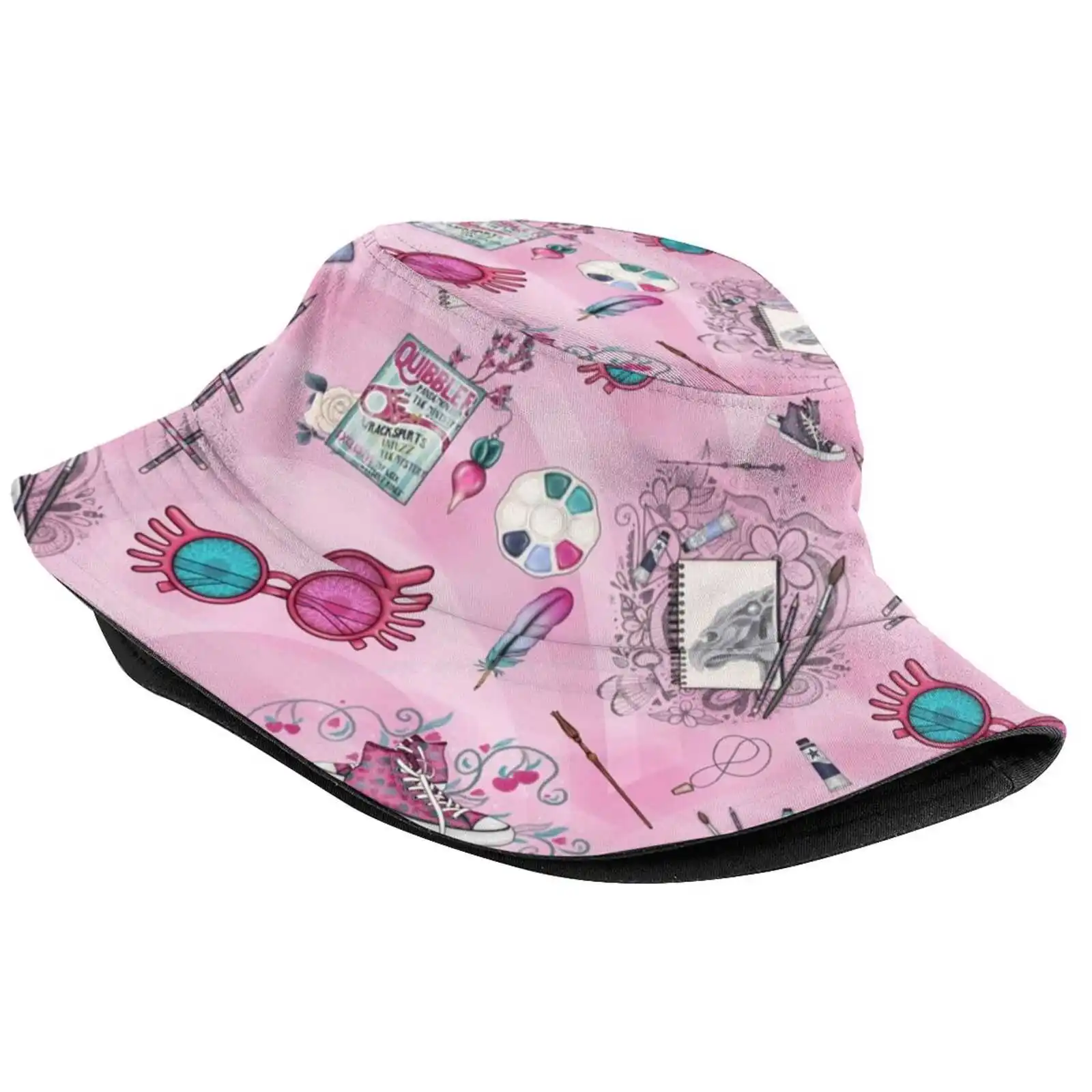 Lovegood Sun Cap Fisherman Hat Bucket Hats Orlando Florida Wizard Magic Witch Quibbler Quirky Luna Friend