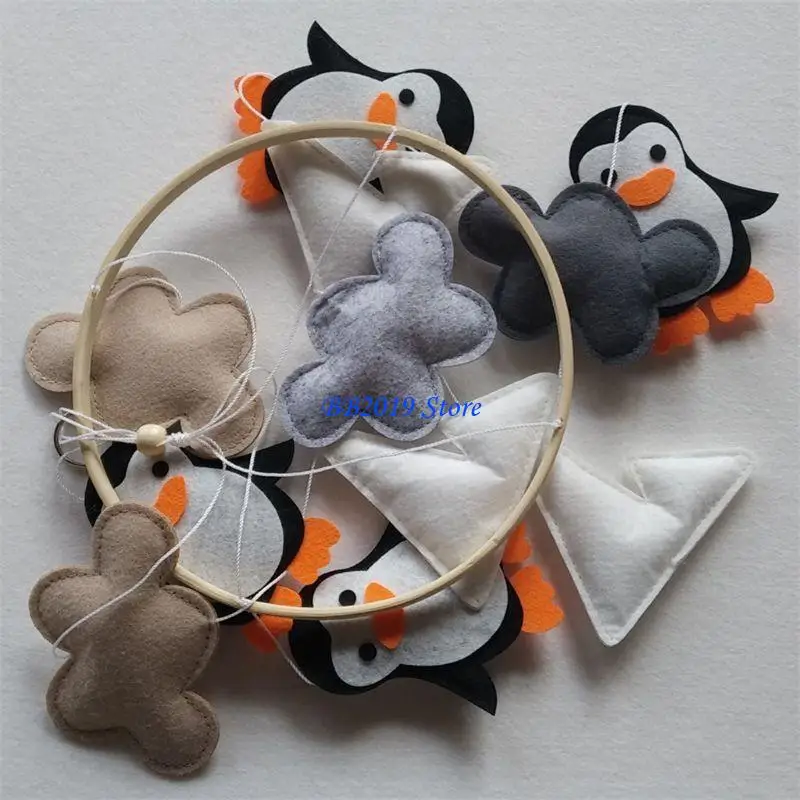Q0kb baby puzzel speelgoedbed/kinderwagen rammelende accessoires geschikt voor pasgeboren baby's baby handgemaakte wieg