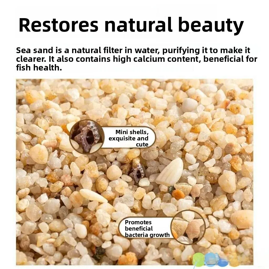 

l Coral Sand for Land Crustaceans And Reptiles Aquarium Decoration Substrate Fine Sand for Hermits Crabs And Snails