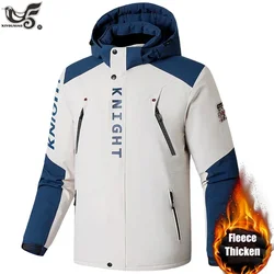 Plus size 8xl 9xl jaquetas de inverno dos homens casacos outerwear coreano bombardeiro jaqueta do time do colégio masculino blusão grosso quente parkas roupas masculinas