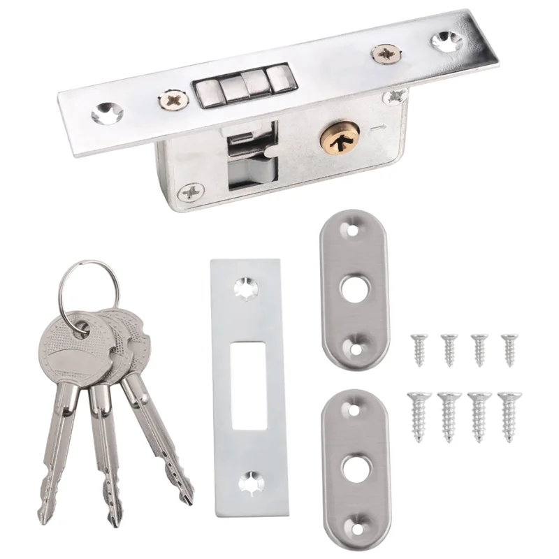 

Invisible/Door Lock, Sliding Door Hook Lock, Alloy Lock Body, Frame Glass Door, Sturdy, Durable, Door Hardware