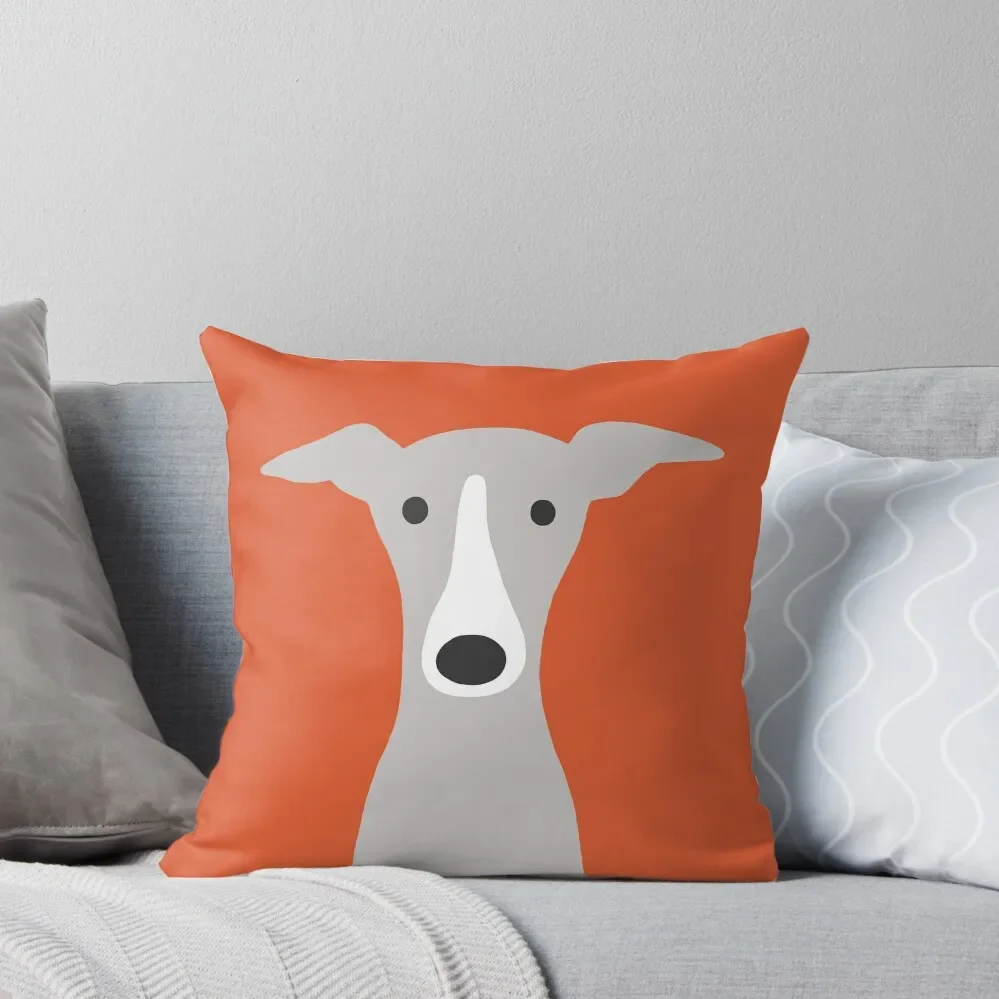 

Greyhound Italian Greyhound Cute Whippet Dog Throw Pillow luxury decor autumn pillowcase Decorative Cushions