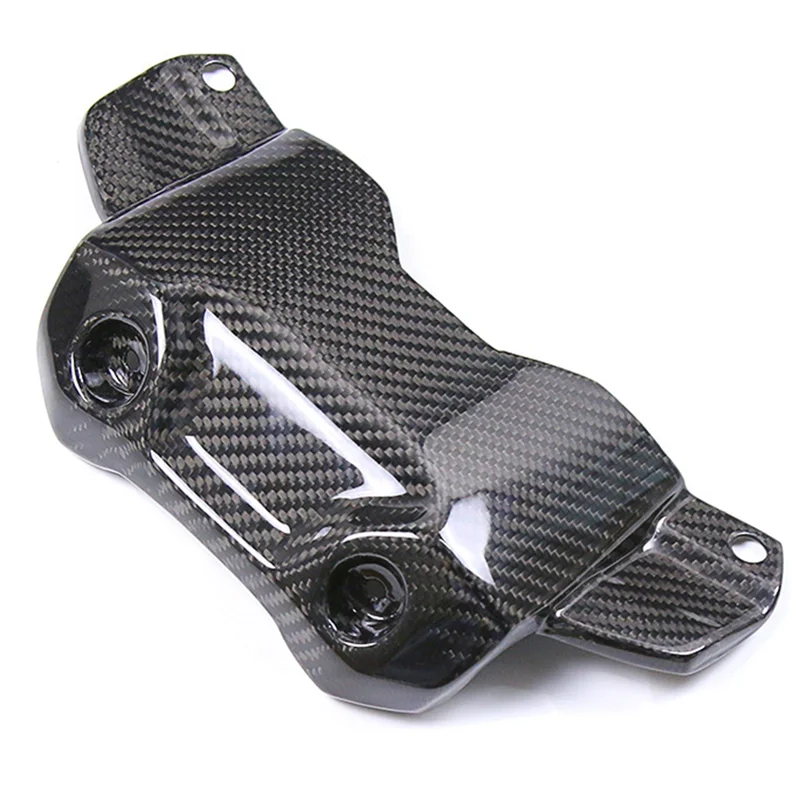 A66P-Motorcycle Front Fuel Tank Cover Carbon Fiber Shell Protective Cover For YAMAHA MT-09 2017-2020