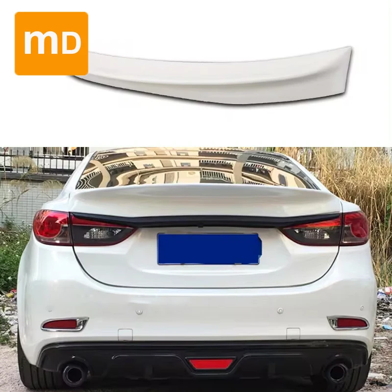 Carbon Fiber Black Rear Spoiler Wing For 2014-2019 Mazda ATENZA Spoiler Top Wings Lip Body Kit Car Accessories Upgrade