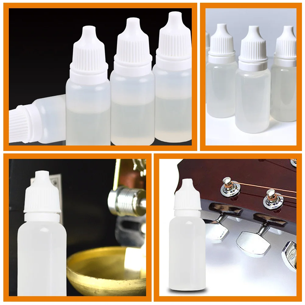 

4 Pcs Lubricating Oil Clarinet Maintenance Guitar Accessories Instrument Lubricant Finger Force Capo Silicone White
